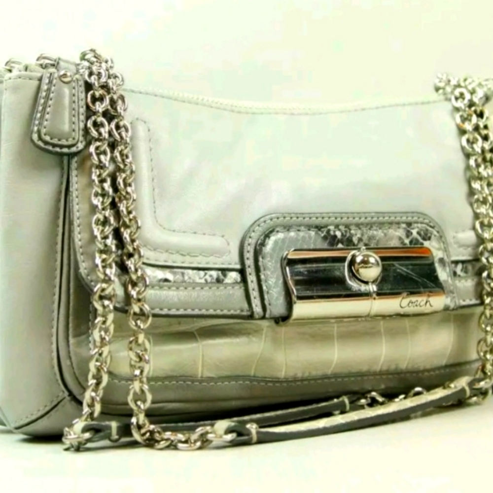 COACH L1020-16865 Kristin Willow Leather Small Shoulder  Handbag